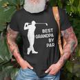 Best Grandpa By Par Golf Gift Christmas Old Men T-shirt Gifts for Old Men