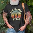 Best Grandpa By Par Golf Golfer Golfing Grandfather Design Gift For Mens Old Men T-shirt Gifts for Old Men