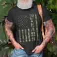 Camo American Flag 20 Year Career Military Gift Gift For Mens Old Men T-shirt Gifts for Old Men