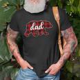 Christmas Red Plaid Dad Buffalo Matching Family Papa Pajama Old Men T-shirt Gifts for Old Men