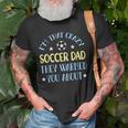 Crazy Soccer Dad Gift For Mens Old Men T-shirt Gifts for Old Men