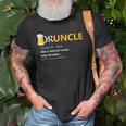Druncle Like An Uncle Definition Drunker BeerGift Gift For Mens Old Men T-shirt Gifts for Old Men
