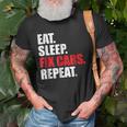 Eat Sleep Fix Cars Repeat For Car Mechanics & Fans Old Men T-shirt Gifts for Old Men