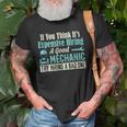 Expensive To Hire Good Mechanic Occupation Old Men T-shirt Gifts for Old Men