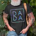 Fathers Day For New Dad Dada Him Papa Funny Tie Dye Dada Old Men T-shirt Gifts for Old Men