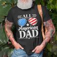 Fathers Day Gift | All American Patriot Usa Dad Old Men T-shirt Gifts for Old Men