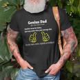 Fathers Day Humor Grandpa Daddy Geeky Dad Old Men T-shirt Gifts for Old Men