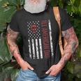 Fathers Day | All American Patriot Usa Dad | 4Th Of July Old Men T-shirt Gifts for Old Men