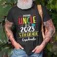 Funny Proud Uncle Of A Class Of 2023 5Th Grade Graduate Old Men T-shirt Gifts for Old Men