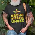 Funny Uncle Design For Uncle Men Mexican Uncle Food Lovers Old Men T-shirt Gifts for Old Men