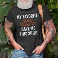 Gift Ideas For Grandpa Favorite Grand Daughter Gift For Mens Old Men T-shirt Gifts for Old Men
