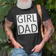 Girl Dad Proud Dad Of Girl Fathers Day Gift Old Men T-shirt Gifts for Old Men