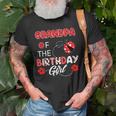 Grandpa Of The Birthday Girl Family Ladybug Birthday Gift For Mens Old Men T-shirt Gifts for Old Men