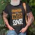 Grandpa Of The Wild One Funny Grandfather Gift Idea White Gift For Mens Old Men T-shirt Gifts for Old Men