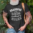 Grandpas Are Dads Without Rules Funny Grandpa Gift Old Men T-shirt Gifts for Old Men
