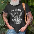 I Am A Biker Grandpa Just Like A Normal Grandpa Old Men T-shirt Gifts for Old Men