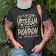 I Have Two Titles Veteran And Pawpaw Funny Proud Us Army Gift For Mens Old Men T-shirt Gifts for Old Men