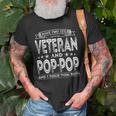 I Have Two Titles Veteran And Poppop Funny Proud Us Army Gift For Mens Old Men T-shirt Gifts for Old Men