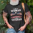 I Served In The Military I Am A Veteran Woman Old Men T-shirt Gifts for Old Men