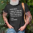 I Tried To Find The Best Funny Uncle Mens Old Men T-shirt Gifts for Old Men