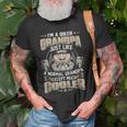 Im A Biker Grandpa Much Cooler Grandad Fathers Day Gift Gift For Mens Old Men T-shirt Gifts for Old Men