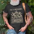 Im A Mechanic Cant Fix Stupid But Fix What Stupid Does Old Men T-shirt Gifts for Old Men