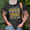 Im A Proud Father In Law Of A Awesome Son In Law Funny Old Men T-shirt Gifts for Old Men