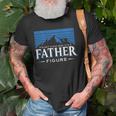 Its Not A Dad Bod Its A Dad Figure Mountain On Back Old Men T-shirt Gifts for Old Men
