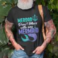 Merdad Design For A Mermaid Dad Old Men T-shirt Gifts for Old Men