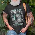 My Dad In Memories Poem Daughter Son Loss Daddy In Heaven Old Men T-shirt Gifts for Old Men