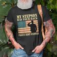 My Stepson Has Your Back Proud Army Stepdad Father Gifts Gift For Mens Old Men T-shirt Gifts for Old Men