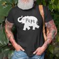 Papa Africa Elephant Father Matching For Dad Gift For Mens Old Men T-shirt Gifts for Old Men