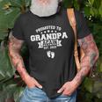Promoted To Grandpa Again 2023 Funny Baby Announcement Party Old Men T-shirt Gifts for Old Men