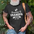 Promoted To Grandpa Again 2023 Grandpa To Be Grandpa Again Gift For Mens Old Men T-shirt Gifts for Old Men