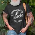Promoted To Uncle Est 2023 Old Men T-shirt Gifts for Old Men