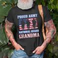 Proud Army National Guard Grandma Usa Veteran Military Old Men T-shirt Gifts for Old Men