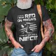 Red Friday Military Remember Everyone Deployed For My Niece Old Men T-shirt Gifts for Old Men