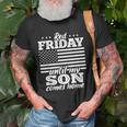 Red Fridays Remember Everyone Deployed Military Usa Flag Old Men T-shirt Gifts for Old Men