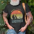 Reel Cool Brother Fathers Day Gift For Fishing Dad Old Men T-shirt Gifts for Old Men