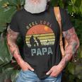 Reel Cool Papa Fathers Day Gift For Fishing Dad Old Men T-shirt Gifts for Old Men