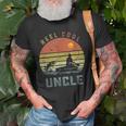 Reel Cool Uncle Fishing Dad Gifts Fathers Day Fisherman Old Men T-shirt Gifts for Old Men