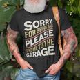Send Me To The Garage Funny Car Guy Or Mechanic Old Men T-shirt Gifts for Old Men