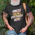Superhero Party Comics Birthday Uncle Of Birthday Boy Old Men T-shirt Gifts for Old Men
