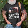 Thank You Military Veterans Veterans Day Old Men T-shirt Gifts for Old Men