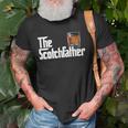 The Scotchfather Scotch Father Dad Fathers Day Drinking Gift For Mens Old Men T-shirt Gifts for Old Men