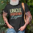 Uncle Godfather Legend Funny Uncle Gifts Fathers Day Gift For Mens Old Men T-shirt Gifts for Old Men