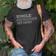 Uncle Godfather My Hero Uncle Best Gift Old Men T-shirt Gifts for Old Men