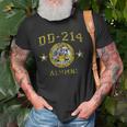Vintage Us Army Veteran Dd214 Alumni Gift Retro Dd214 Old Men T-shirt Gifts for Old Men