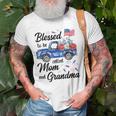 4Th July American Flag Patriotic Blessed Mom Grandma Gift For Women Old Men T-shirt Gifts for Old Men