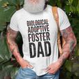 Dad Foster Adoptive Parent Saying Old Men T-shirt Gifts for Old Men
